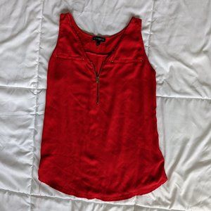 Express Zip-Accent Tank Top